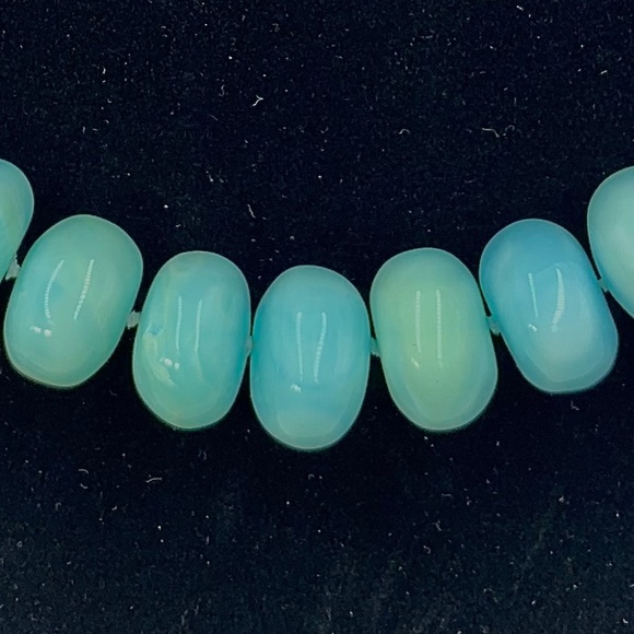 Peruvian Blue Opal Necklace 19" - Picture 10 of 11